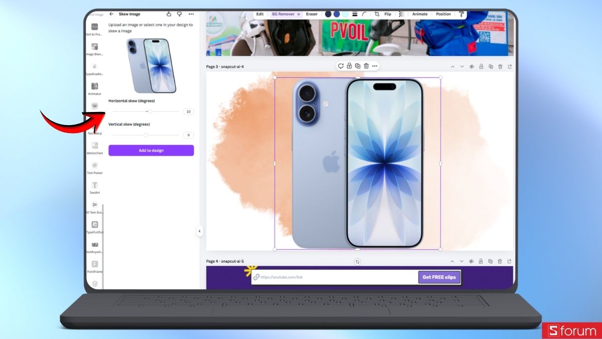 Cách làm ảnh nghiêng 3D trong Canva cực hữu ích chi tiết từ A đến Z cho người mới 6