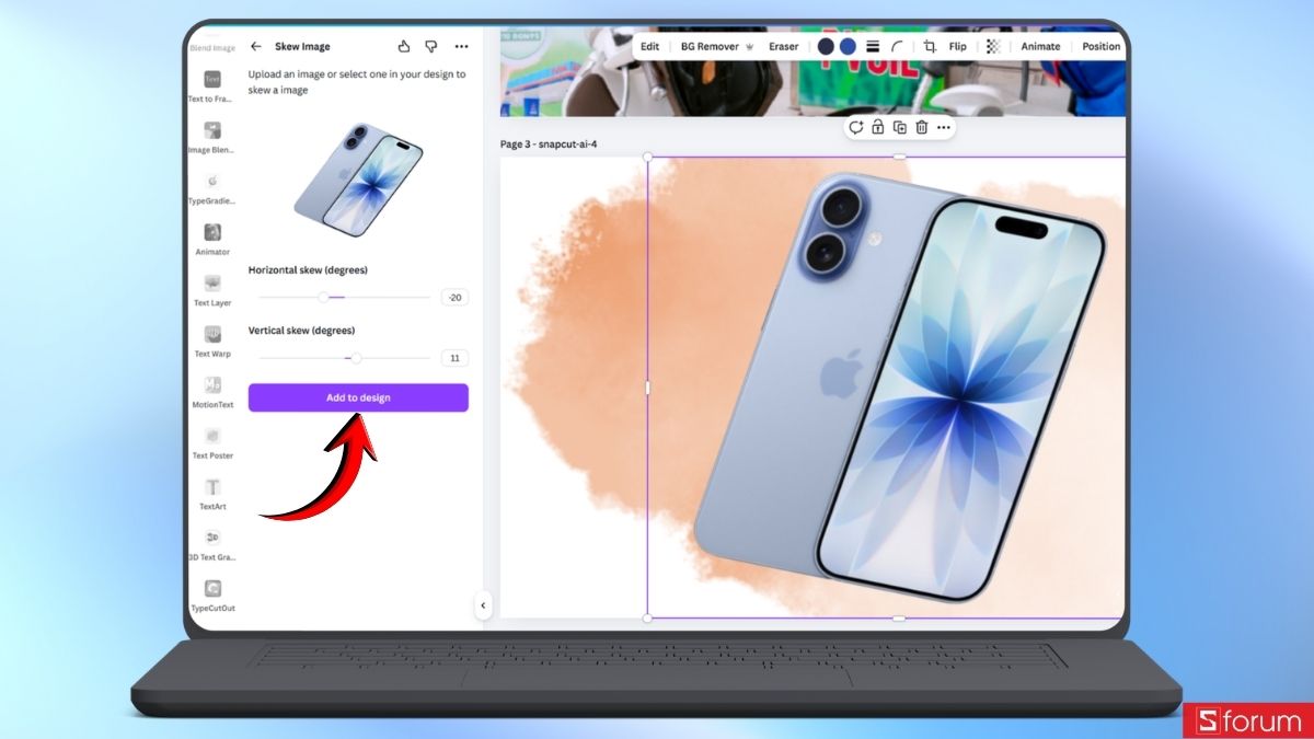 Cách làm ảnh nghiêng 3D trong Canva cực hữu ích chi tiết từ A đến Z cho người mới 7