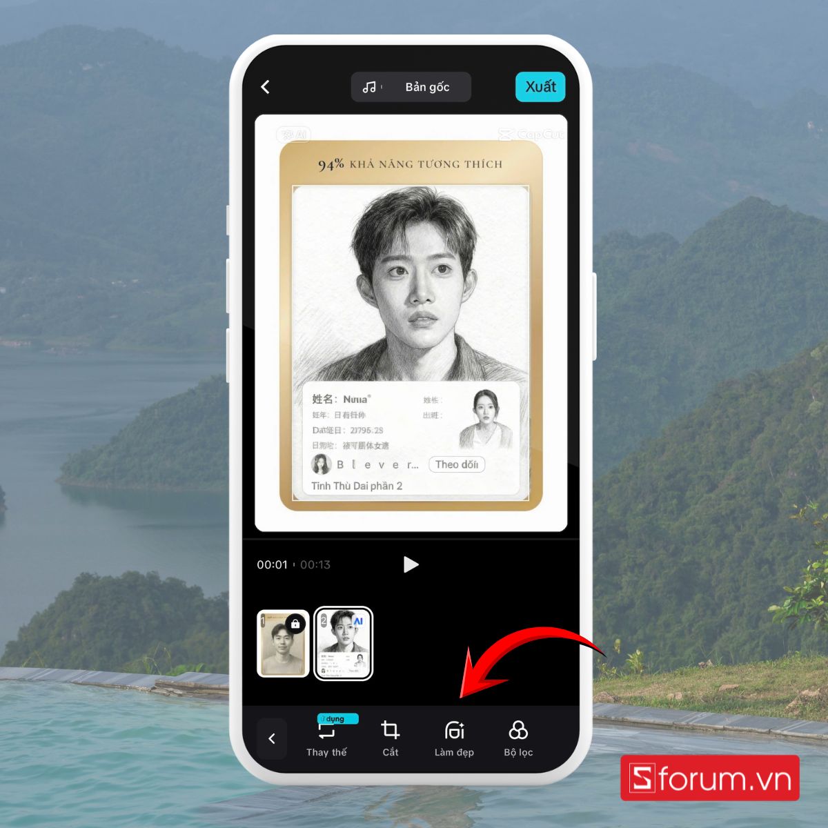 Cách làm trend tranh Soulmate bằng CapCut đơn giản, ai cũng làm được 9