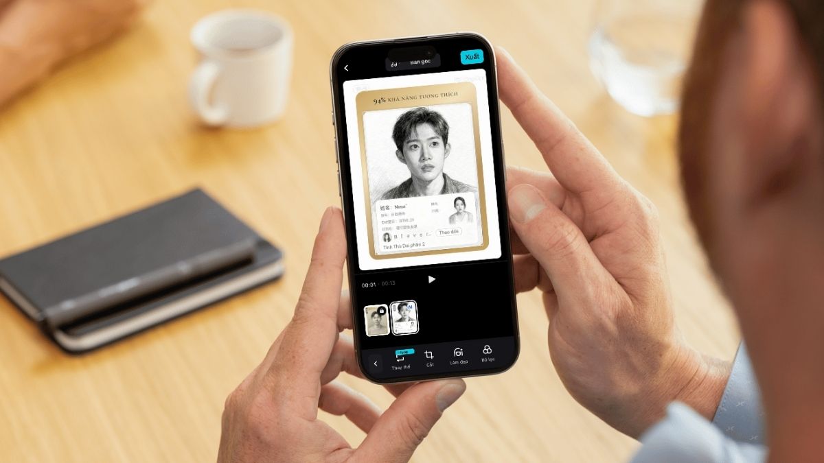 Cách làm trend tranh Soulmate bằng CapCut đơn giản, ai cũng làm được bg