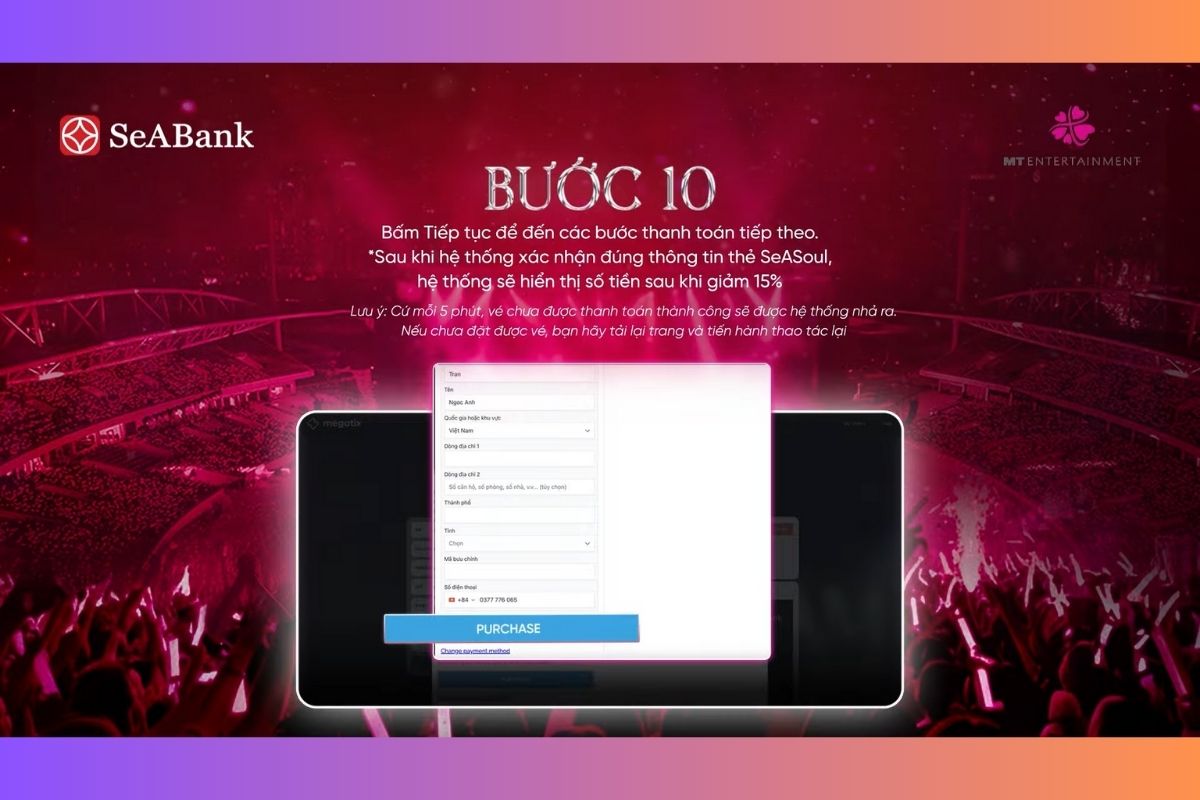 Cách săn vé concert See The Light đơn giản mà bạn không nên bỏ qua 10