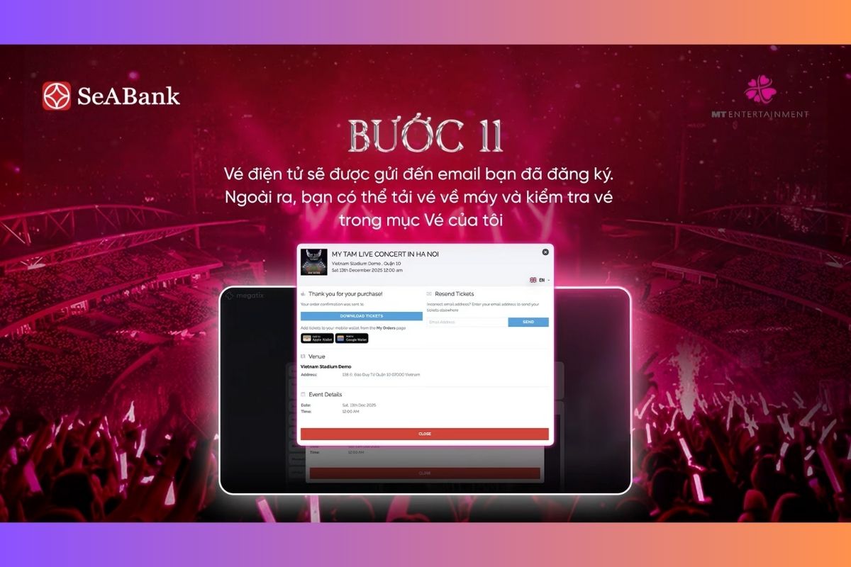 Cách săn vé concert See The Light đơn giản mà bạn không nên bỏ qua 11