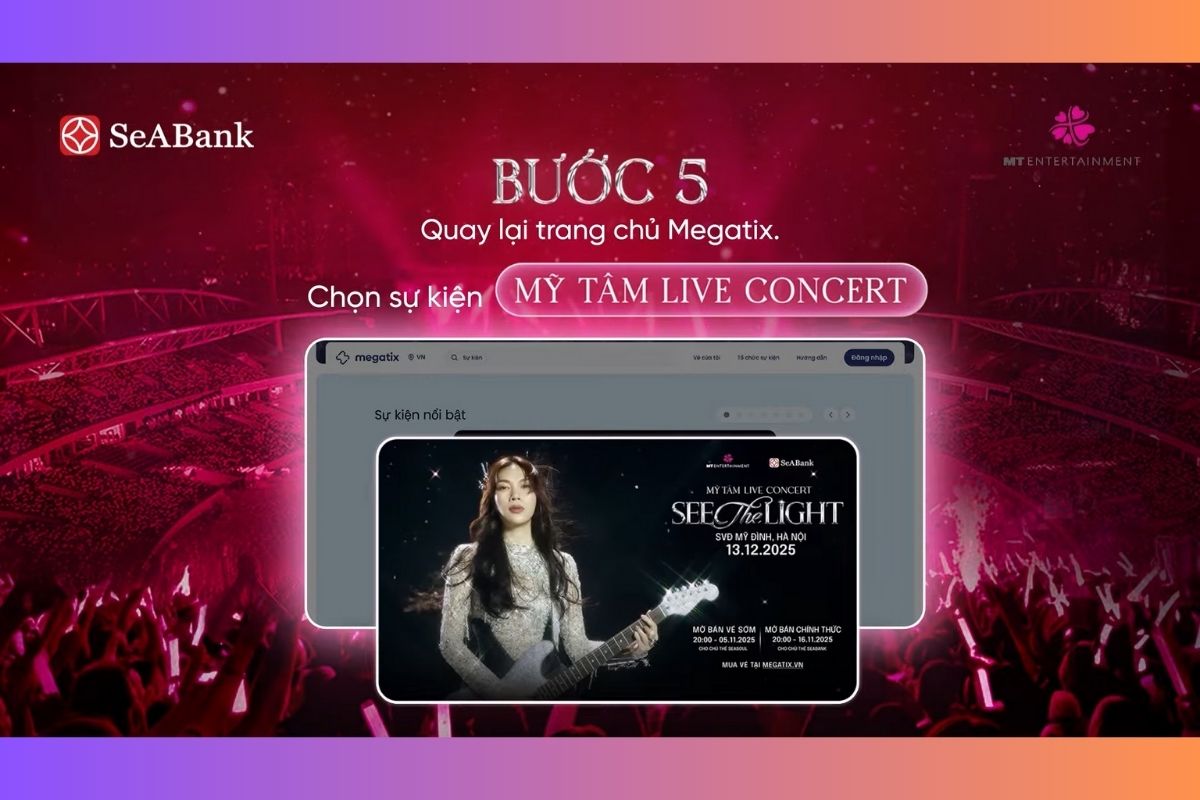 Cách săn vé concert See The Light đơn giản mà bạn không nên bỏ qua 5