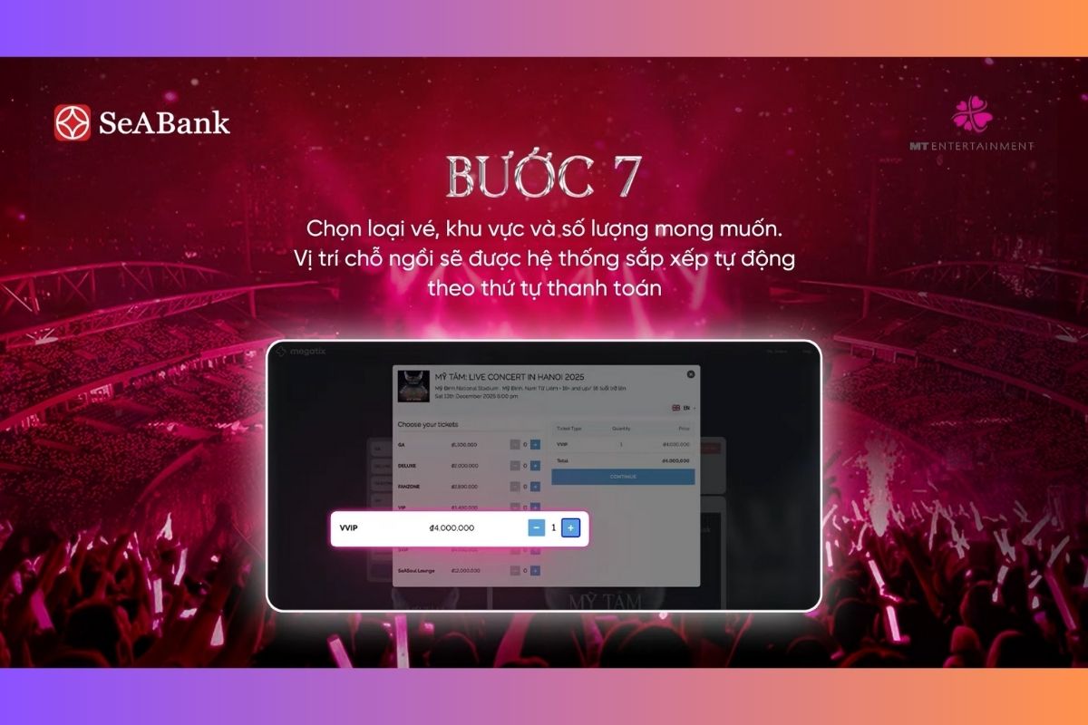 Cách săn vé concert See The Light đơn giản mà bạn không nên bỏ qua 7