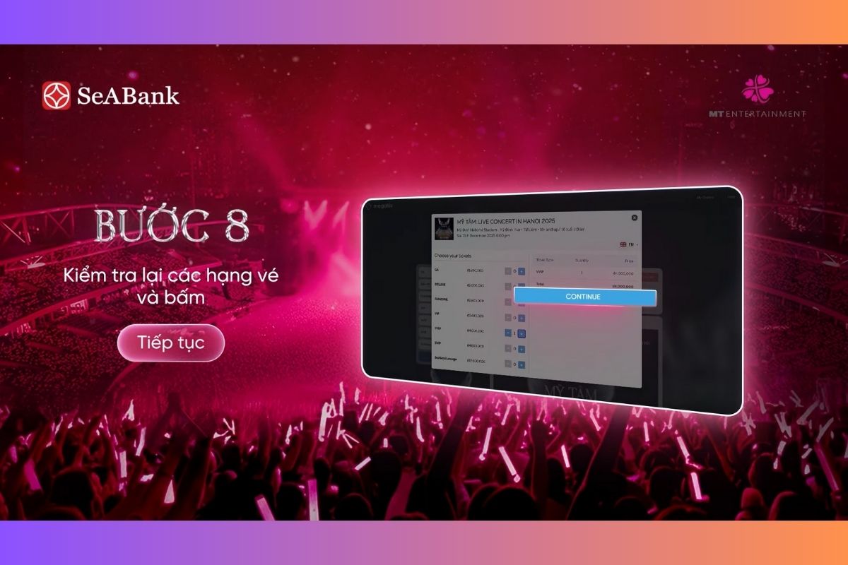 Cách săn vé concert See The Light đơn giản mà bạn không nên bỏ qua 8