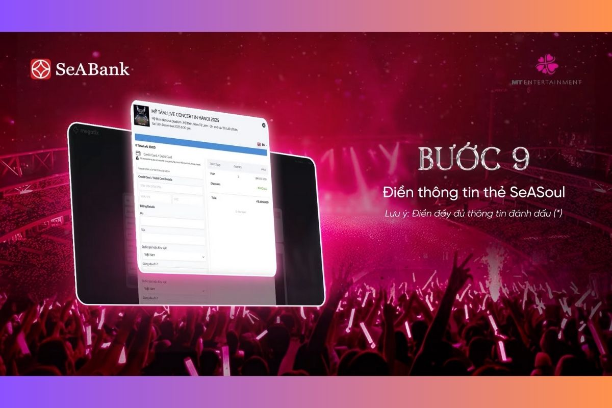 Cách săn vé concert See The Light đơn giản mà bạn không nên bỏ qua 9