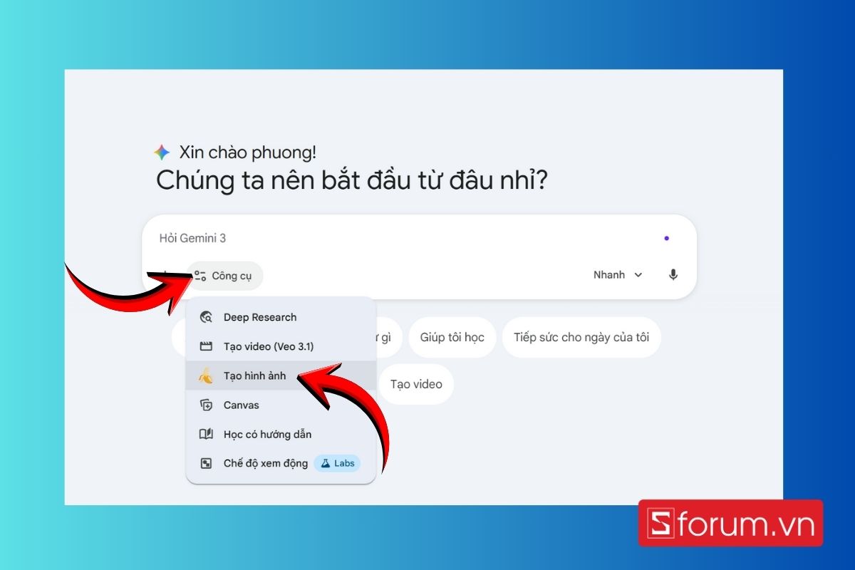 Cách tạo ảnh cặp đôi bằng AI Gemini đơn giản cho Valentine 2