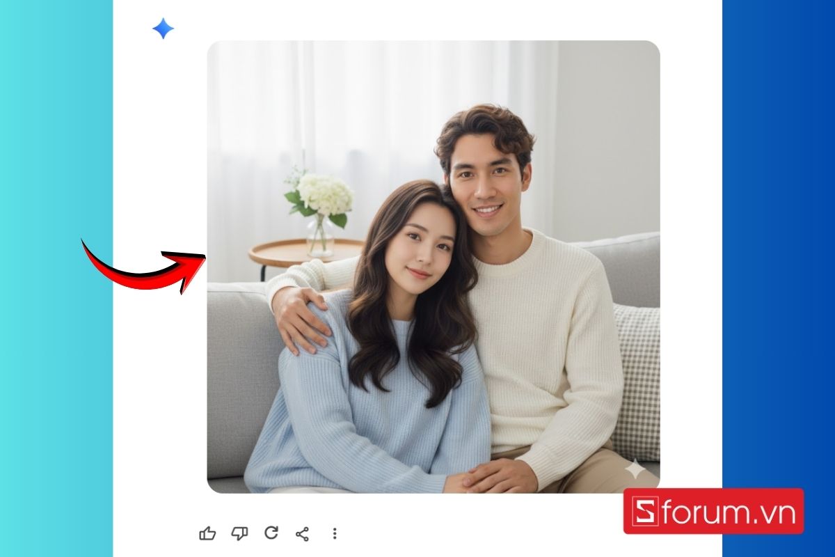 Cách tạo ảnh cặp đôi bằng AI Gemini đơn giản cho Valentine 6