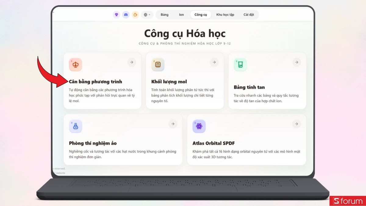 Cân bằng phương trình hoá học tự động bằng tool AI đơn giản trong vài giây 14