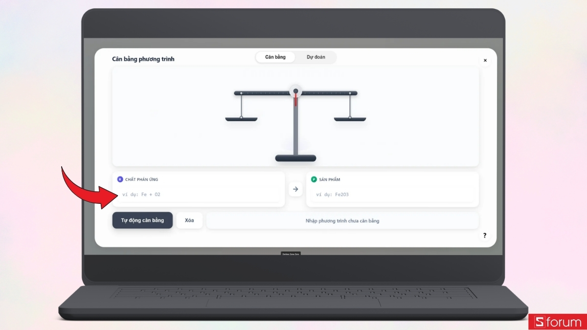Cân bằng phương trình hoá học tự động bằng tool AI đơn giản trong vài giây 15