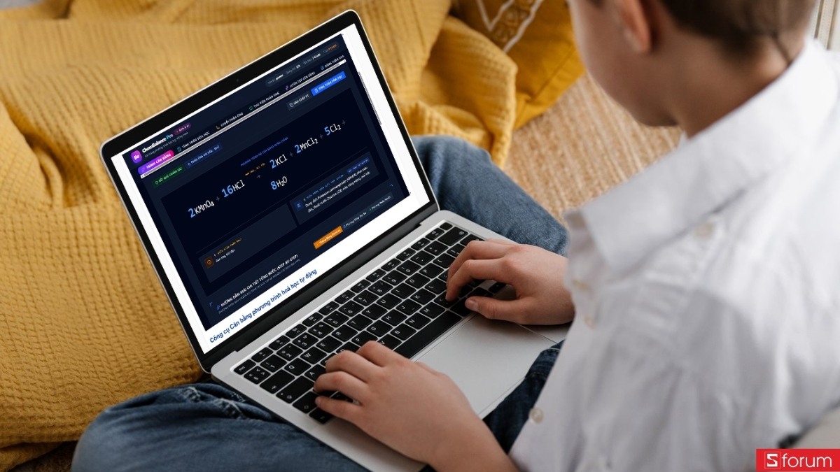 Cân bằng phương trình hoá học tự động bằng tool AI đơn giản trong vài giây 29