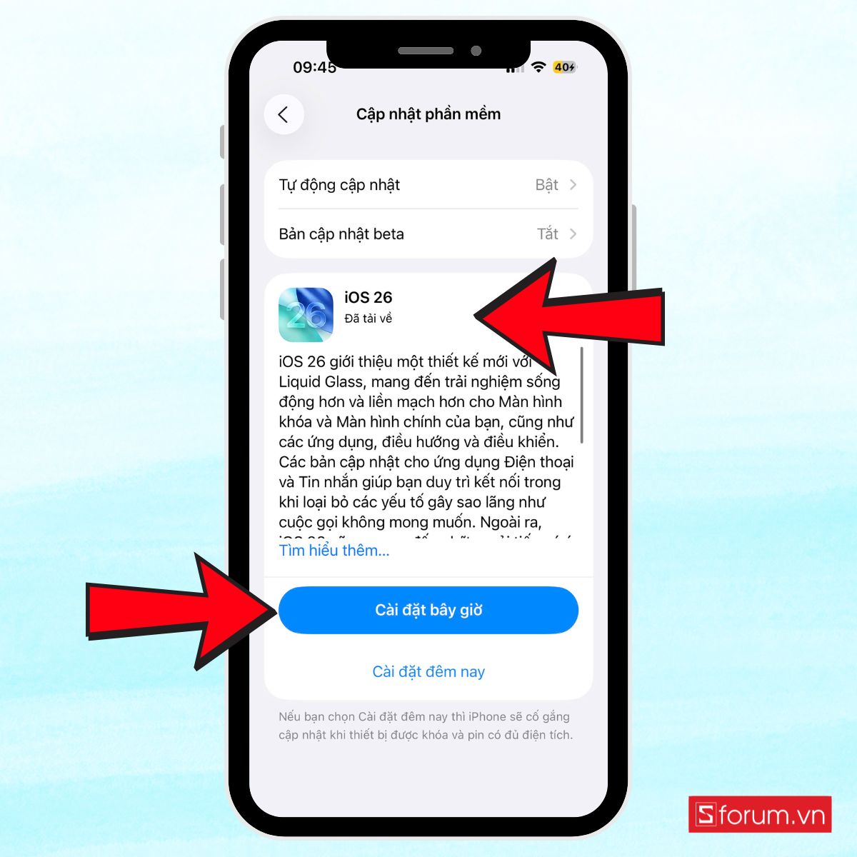 Cách cập nhật iOS 26 đơn giản chi với vài bước 6