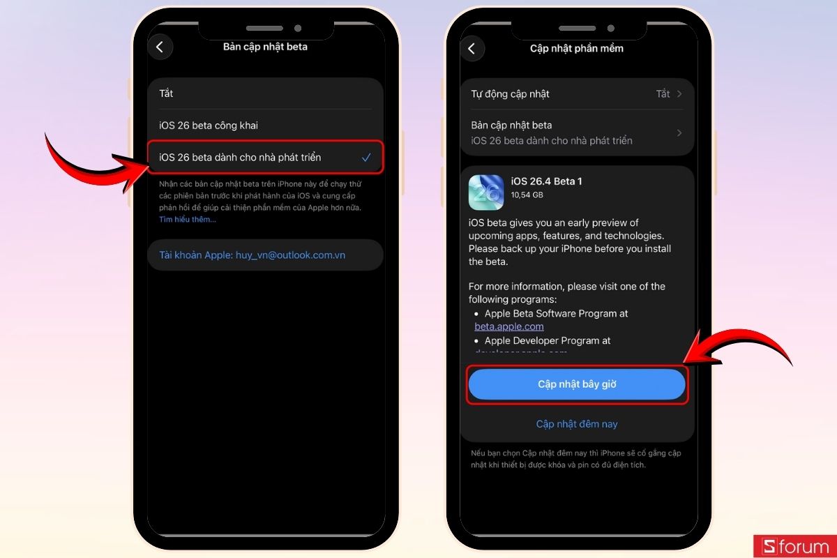 Có nên cập nhật iOS 26.4 Beta ngay hôm nay? Hướng dẫn cập nhật iOS 26.4 Beta an toàn 3