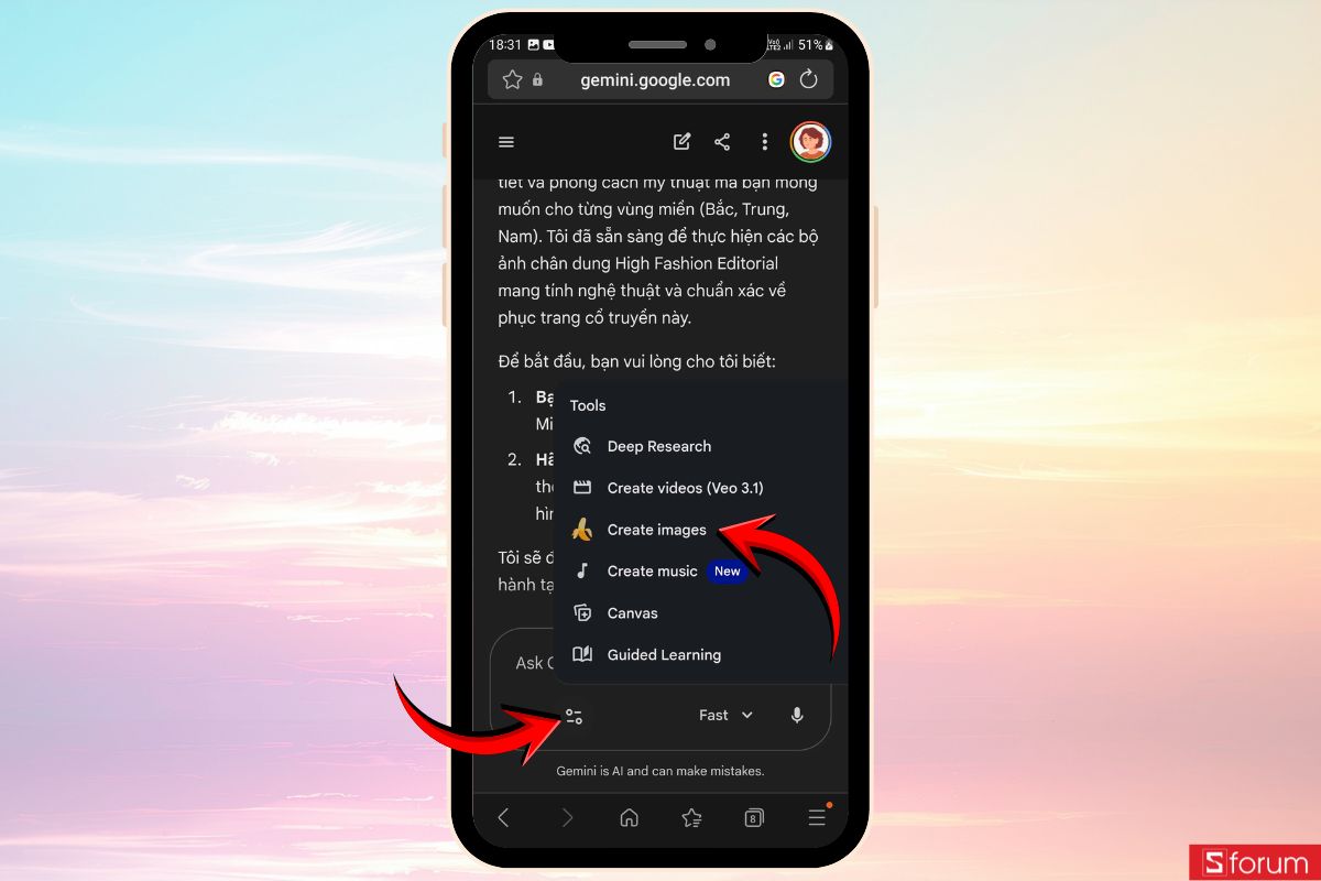 Cách dùng câu lệnh Tết Nguyên Đán 2026 từ Gemini để tạo ảnh High Fashion cực chất 10