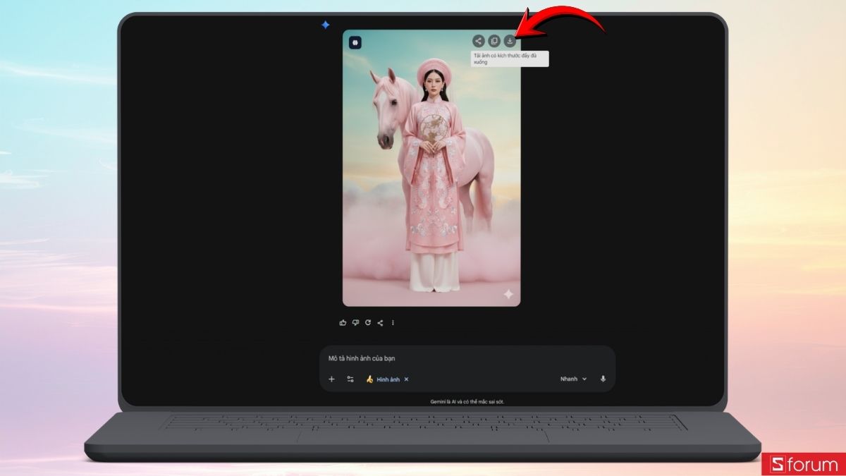 Cách dùng câu lệnh Tết Nguyên Đán 2026 từ Gemini để tạo ảnh High Fashion cực chất 7