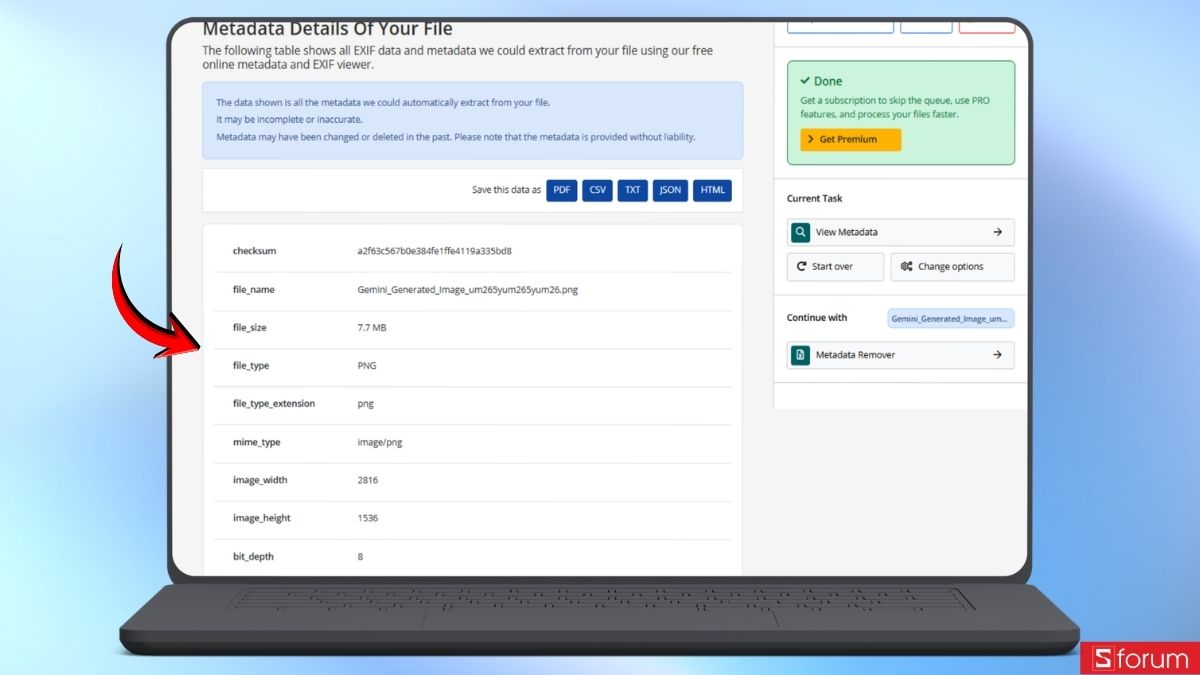 Cách chứng minh ảnh không phải AI bằng siêu dữ liệu EXIF 12