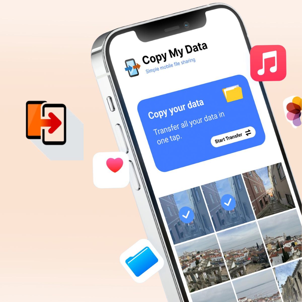Dùng ứng dụng Copy My Data để chuyển danh bạ từ iPhone sang Android dễ dàng