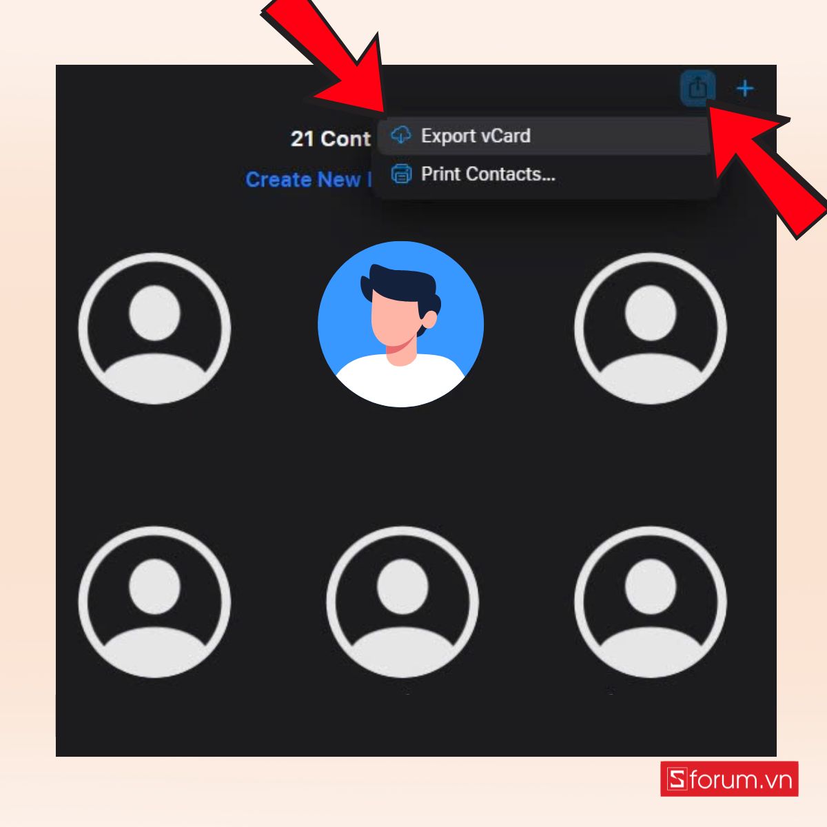 Hướng dẫn xuất danh bạ từ iPhone sang Android bằng file vCard tải từ iCloud