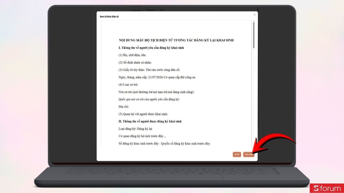 Hướng dẫn đăng ký lại khai sinh trực tuyến chi tiết từ A-Z mà bạn sẽ cần! 25