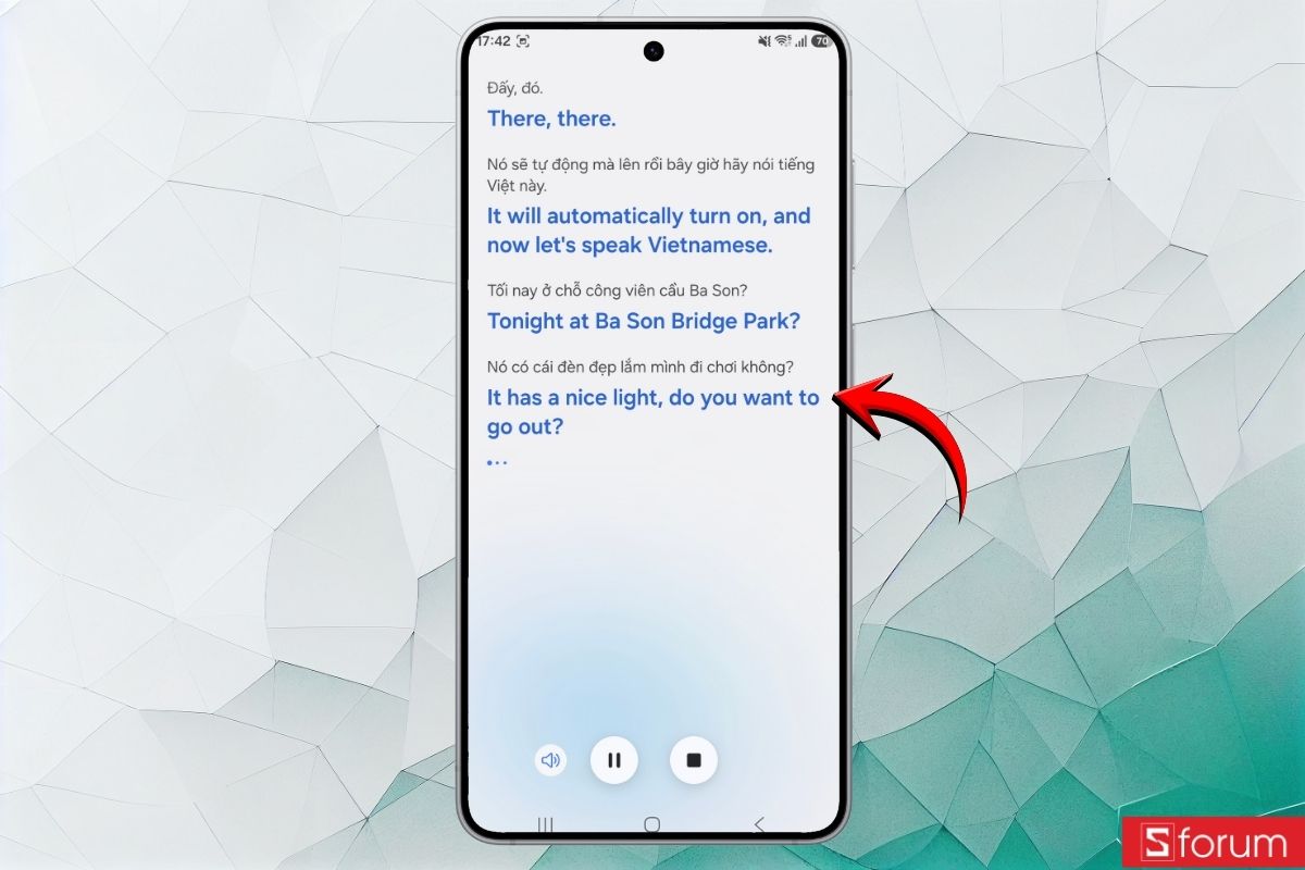 Dịch trực tiếp Galaxy Buds 4 cực tiện lợi khi trò chuyện đa ngôn ngữ 9