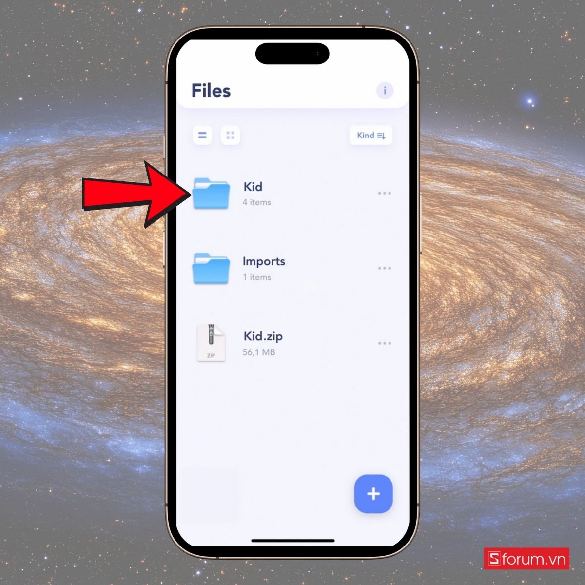 hướng dẫn cách giải nén file zip trên iphone bằng Zip & RAR File Extractor bước 4