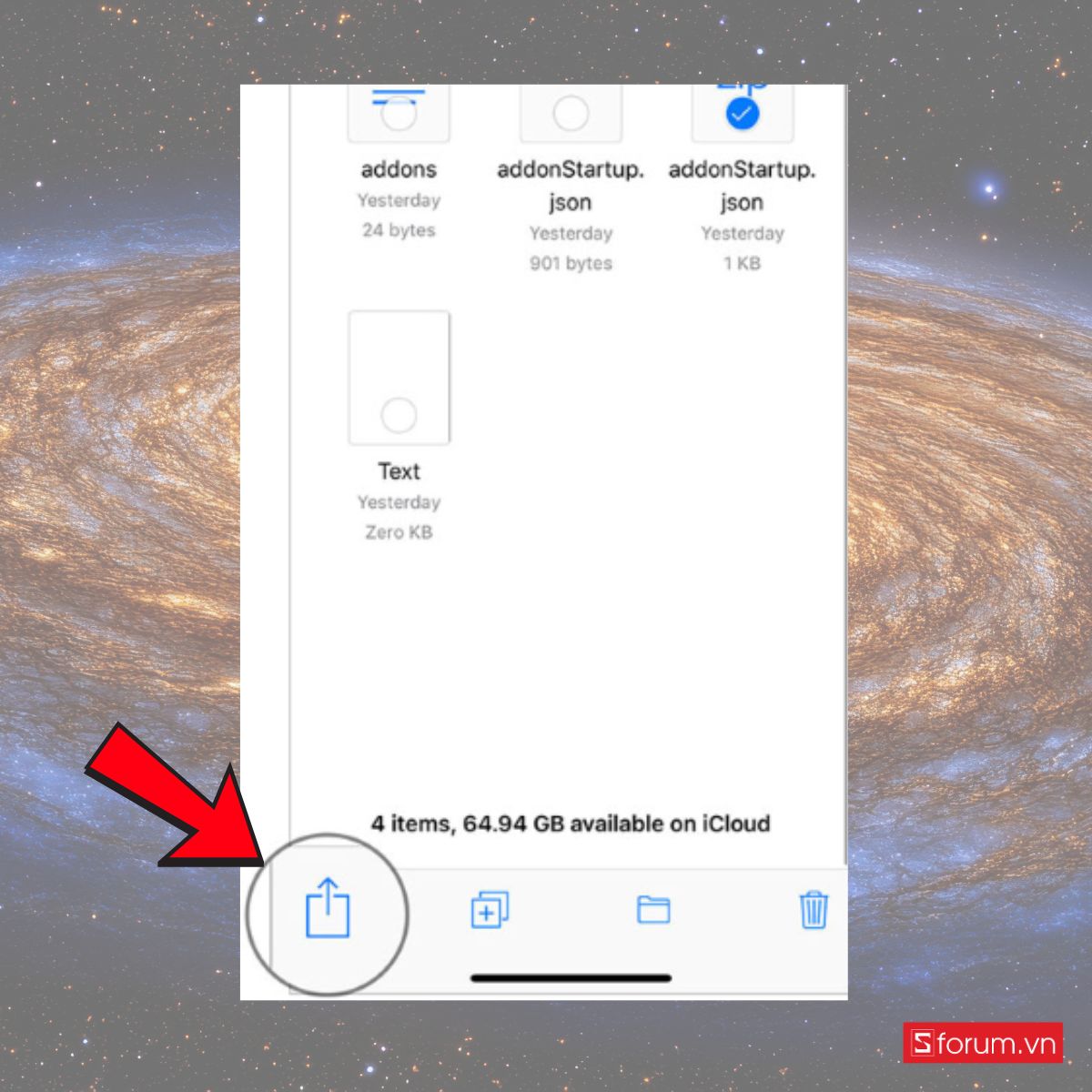 Cách giải nén file ZIP trên iPhone bằng Phím tắt bước 4