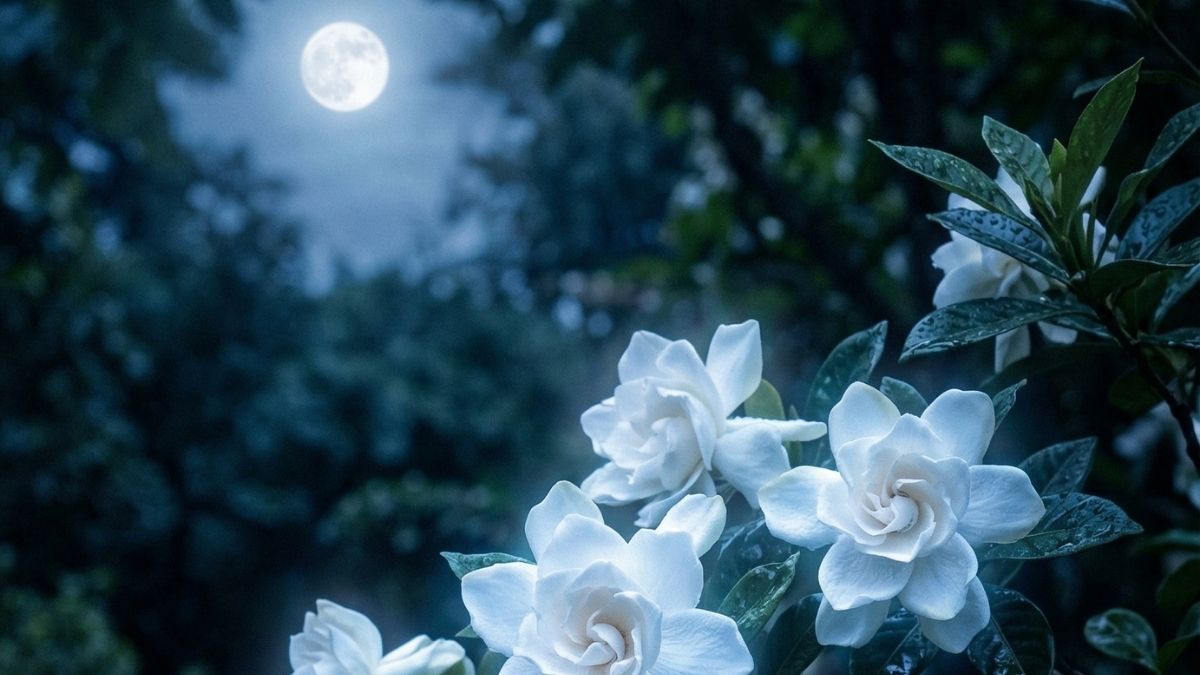 Bộ hình nền hoa dành dành đẹp, ảnh hoa dành dành tinh khôi giúp “refresh” thiết bị mỗi ngày bg