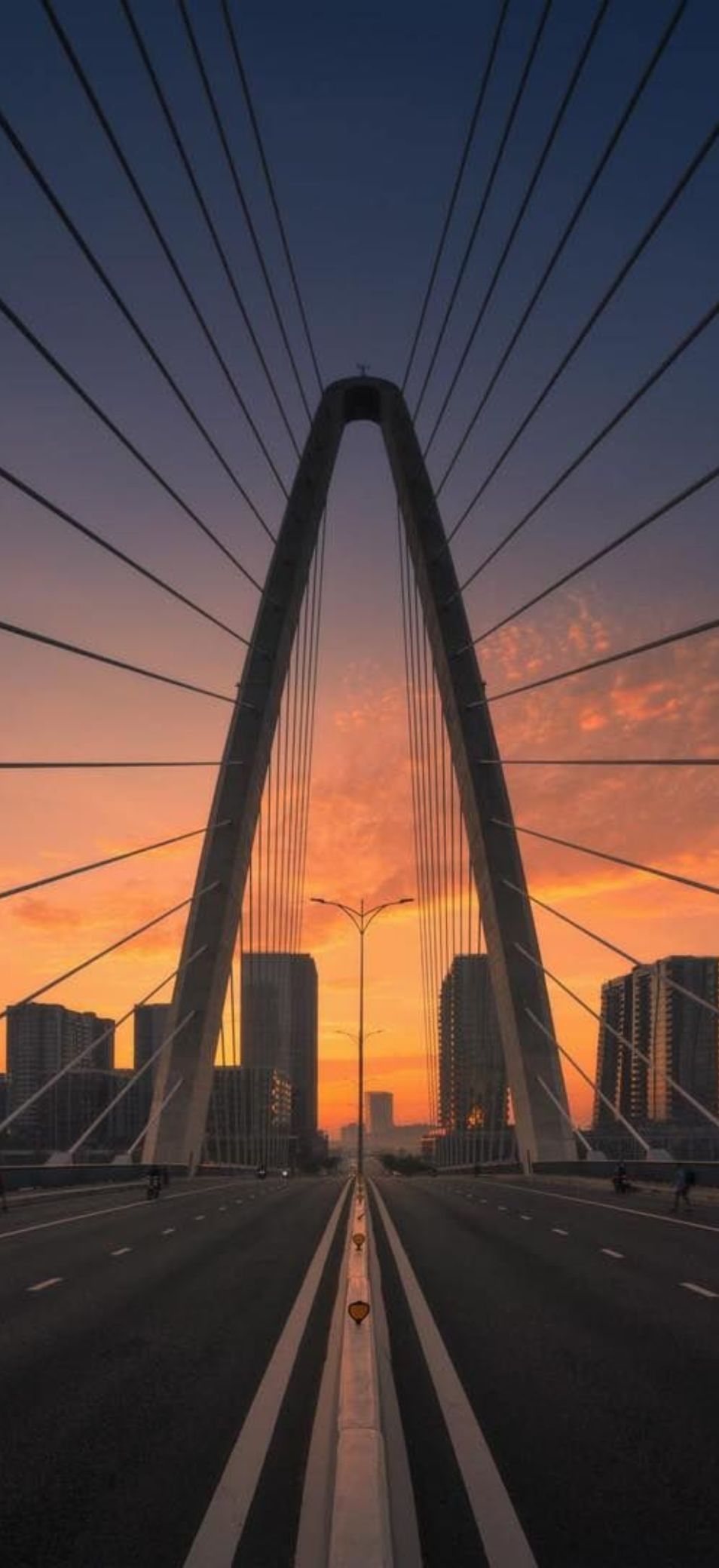 Hình nền OPPO Find X9 thành phố và kiến trúc