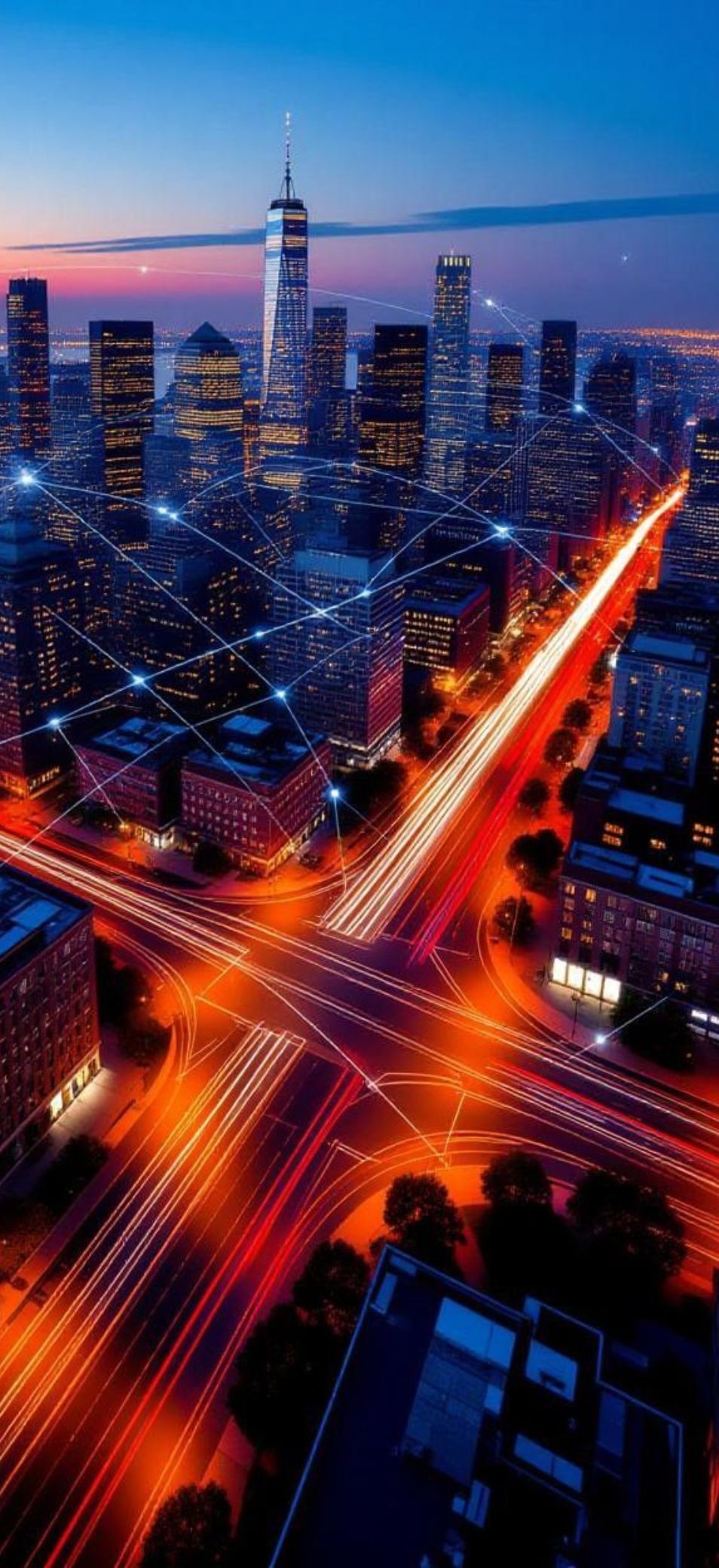 Hình nền OPPO Find X9 thành phố và kiến trúc