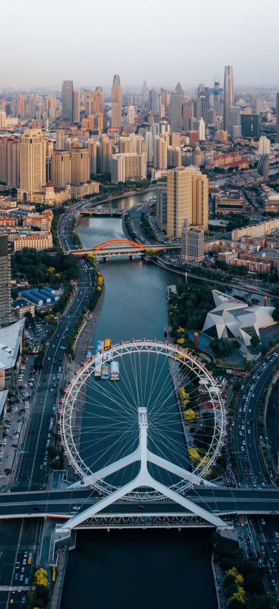 Hình nền OPPO Find X9 thành phố và kiến trúc