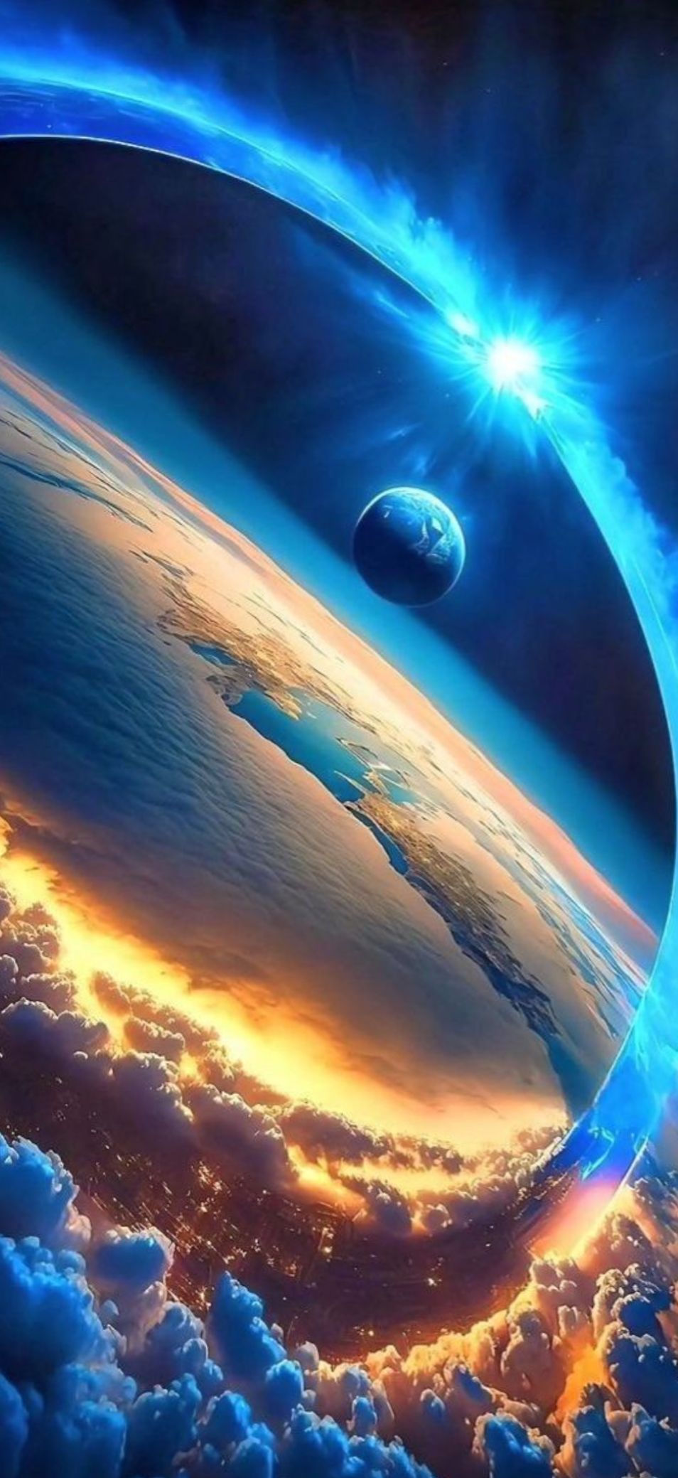 Hình nền OPPO Find X9 vũ trụ và không gian