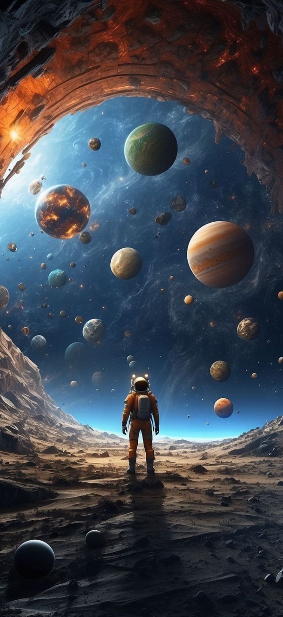 Hình nền OPPO Find X9 vũ trụ và không gian