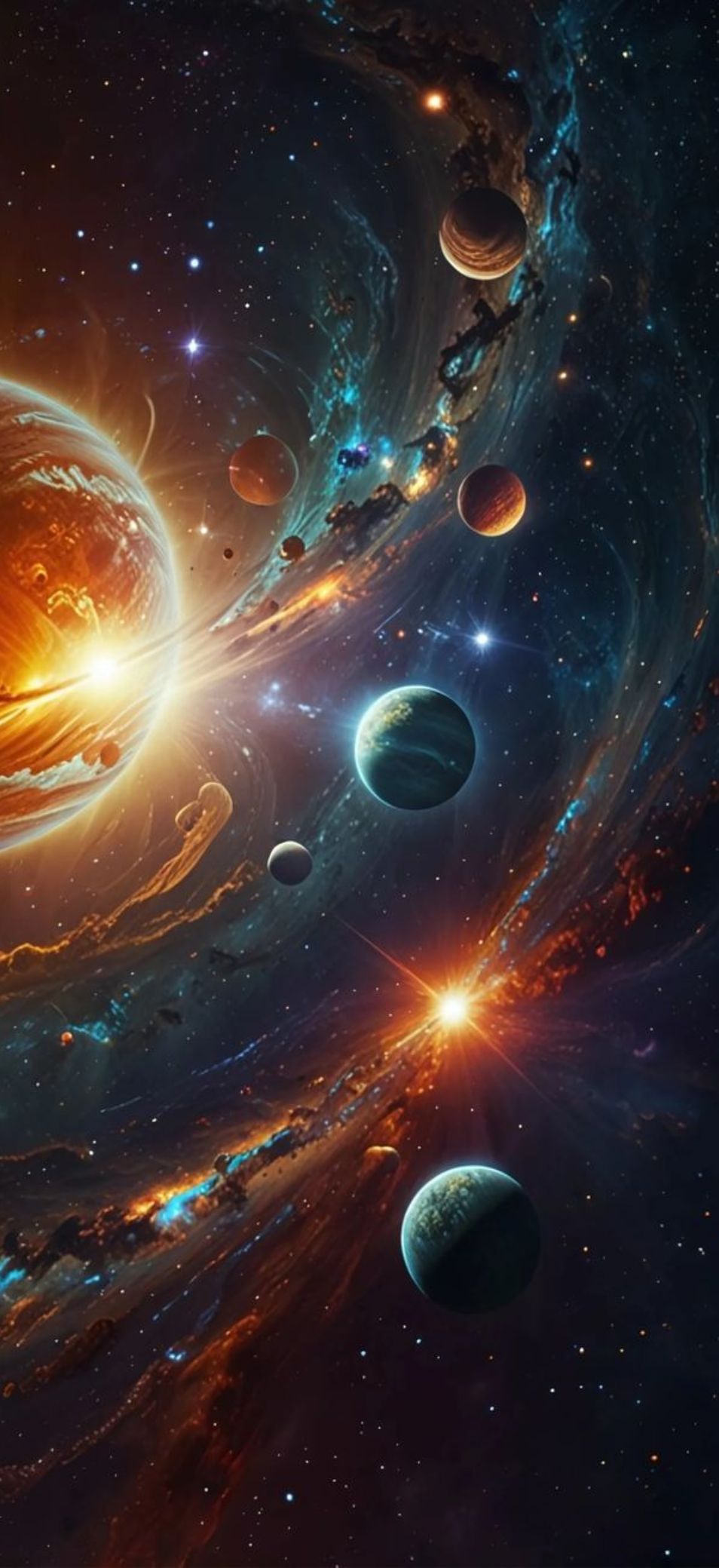 Hình nền OPPO Find X9 vũ trụ và không gian