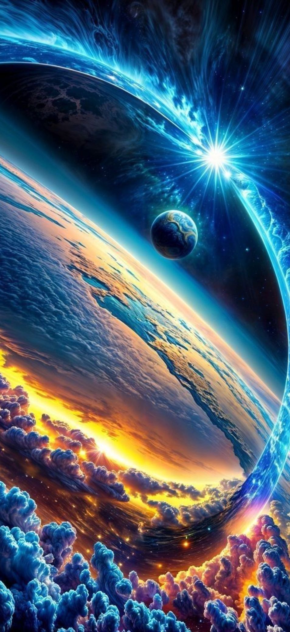 Hình nền OPPO Find X9 vũ trụ và không gian