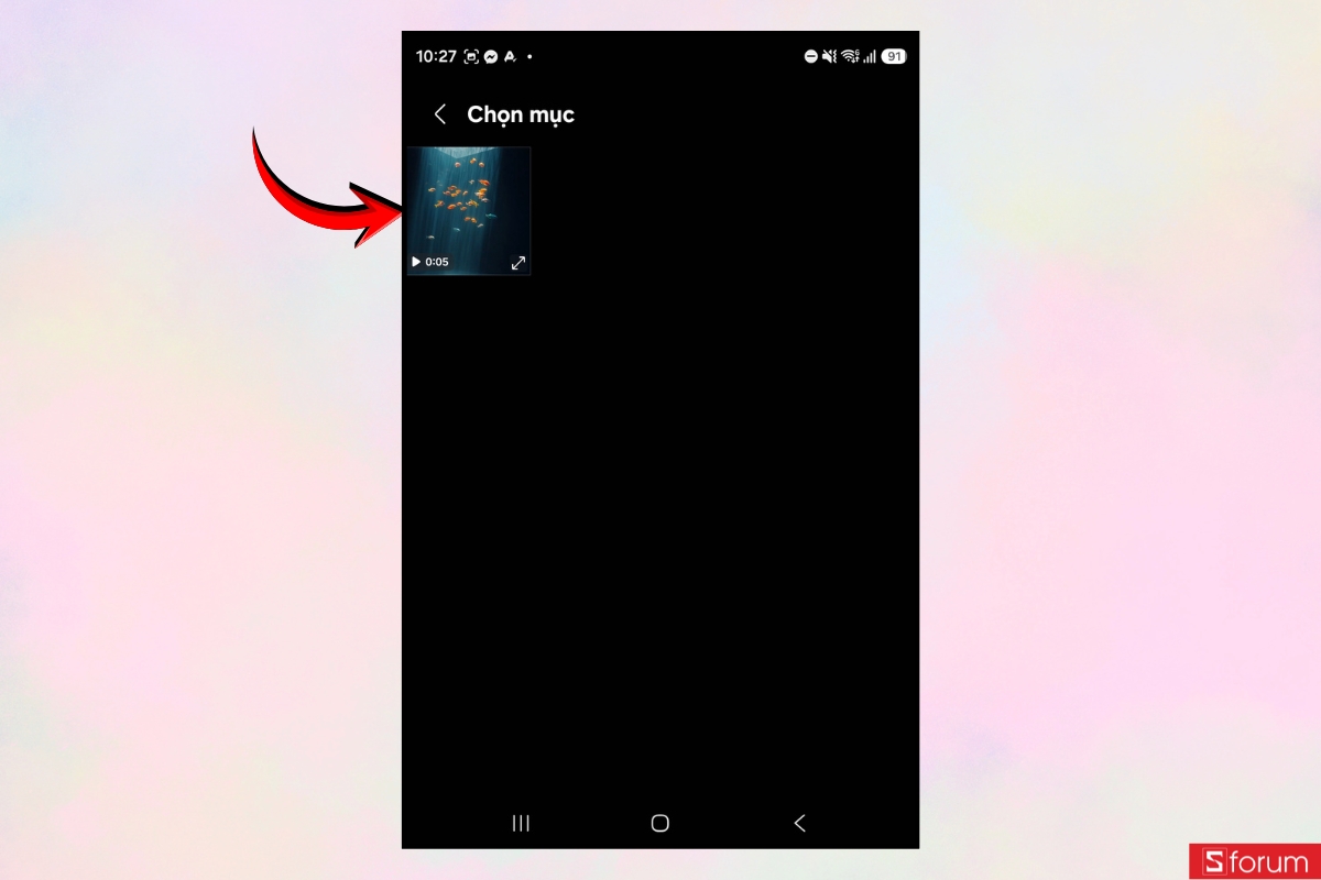 Hướng dẫn cài hình nền video call Galaxy Z Fold 8 cực đẹp 12