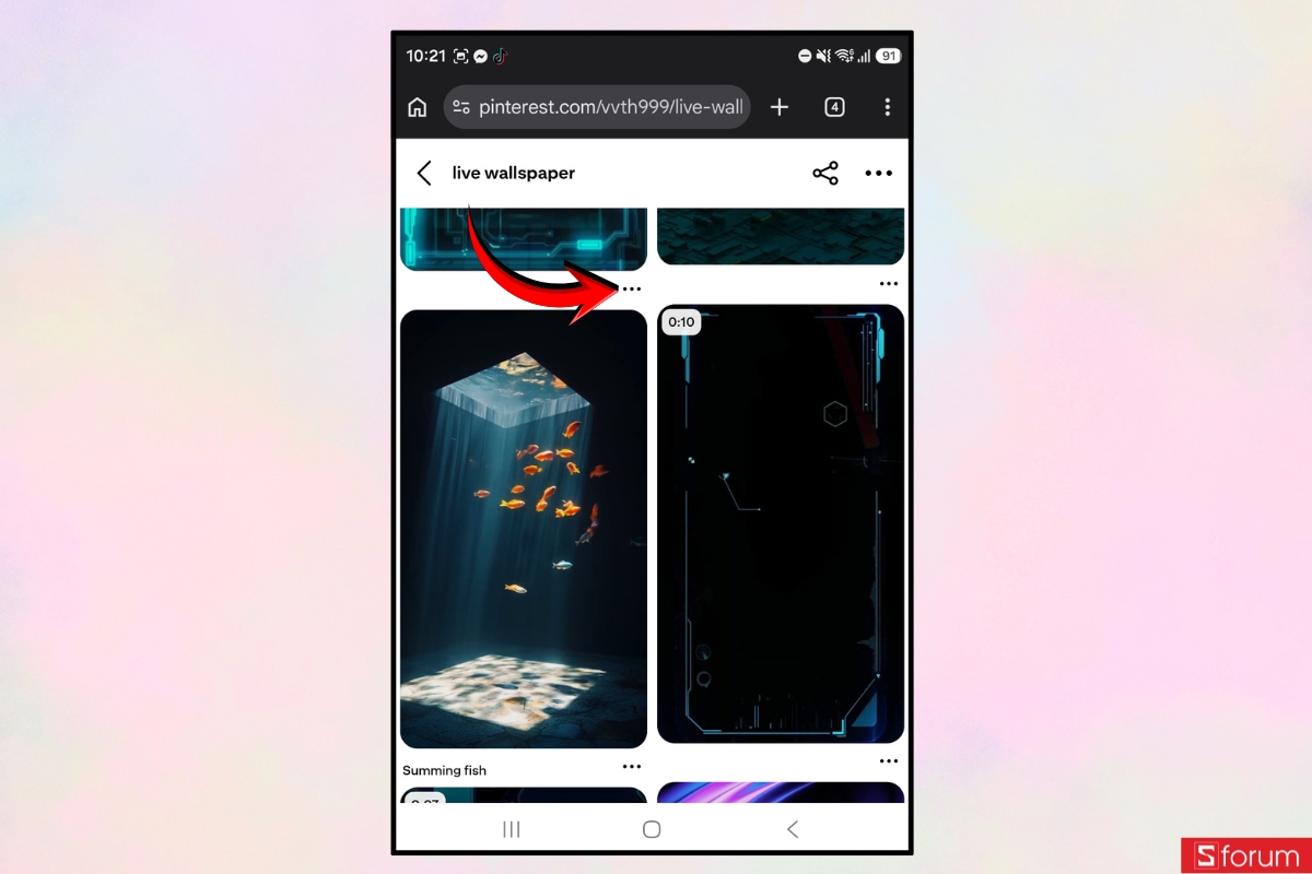Hướng dẫn cài hình nền video call Galaxy Z Fold 8 cực đẹp 2