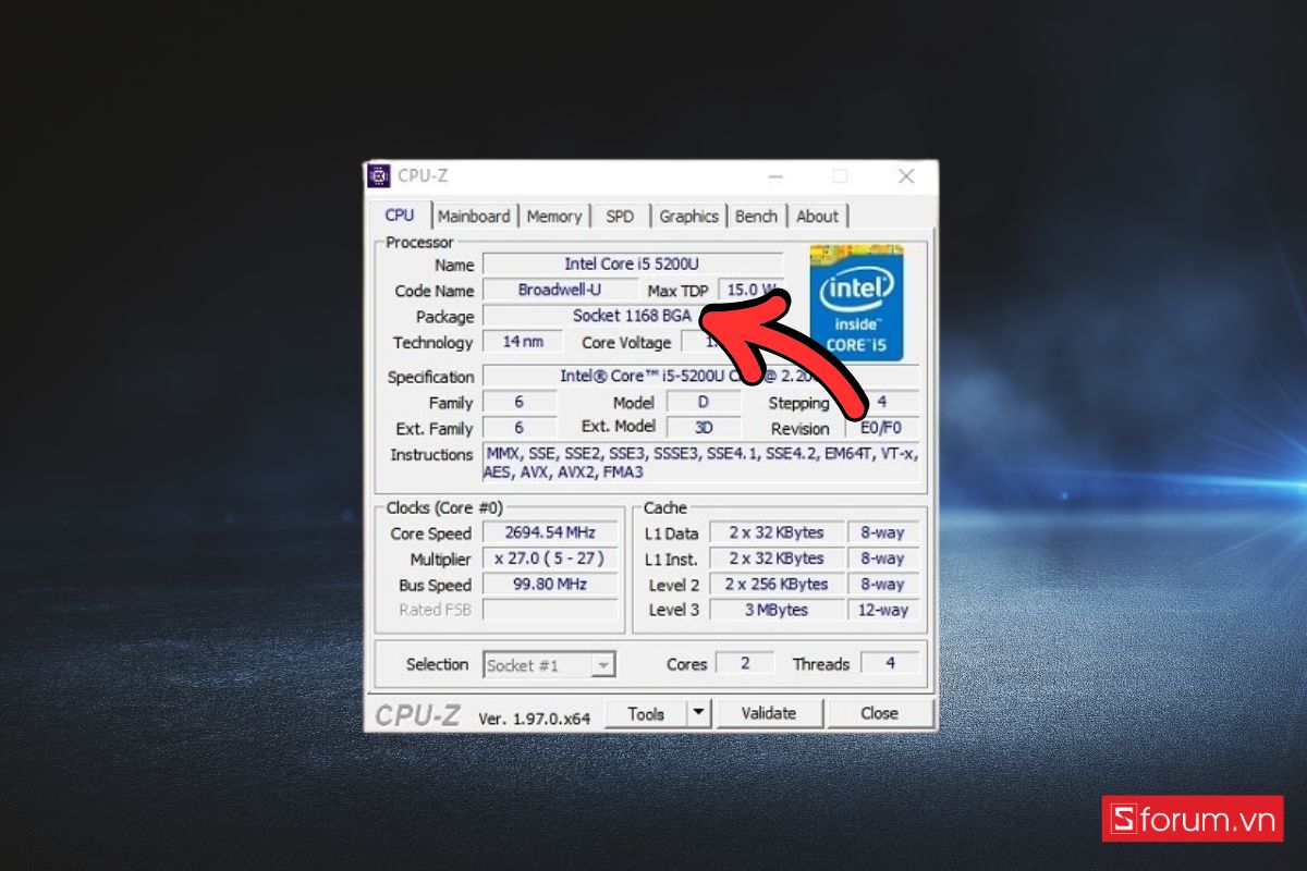Hướng dẫn cách kiểm tra laptop có nâng cấp được CPU không 6
