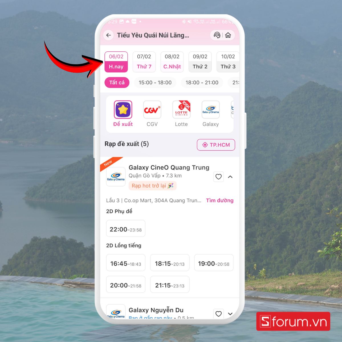 Hướng dẫn đặt vé phim tết trên điện thoại linh hoạt tài chính với Ví Trả Sau MoMo 4