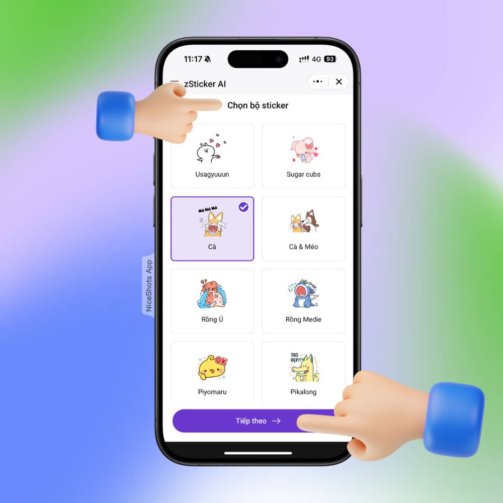 Hướng dẫn tạo nhãn dán AI Zalo đậm chất cá nhân siêu dễ 3