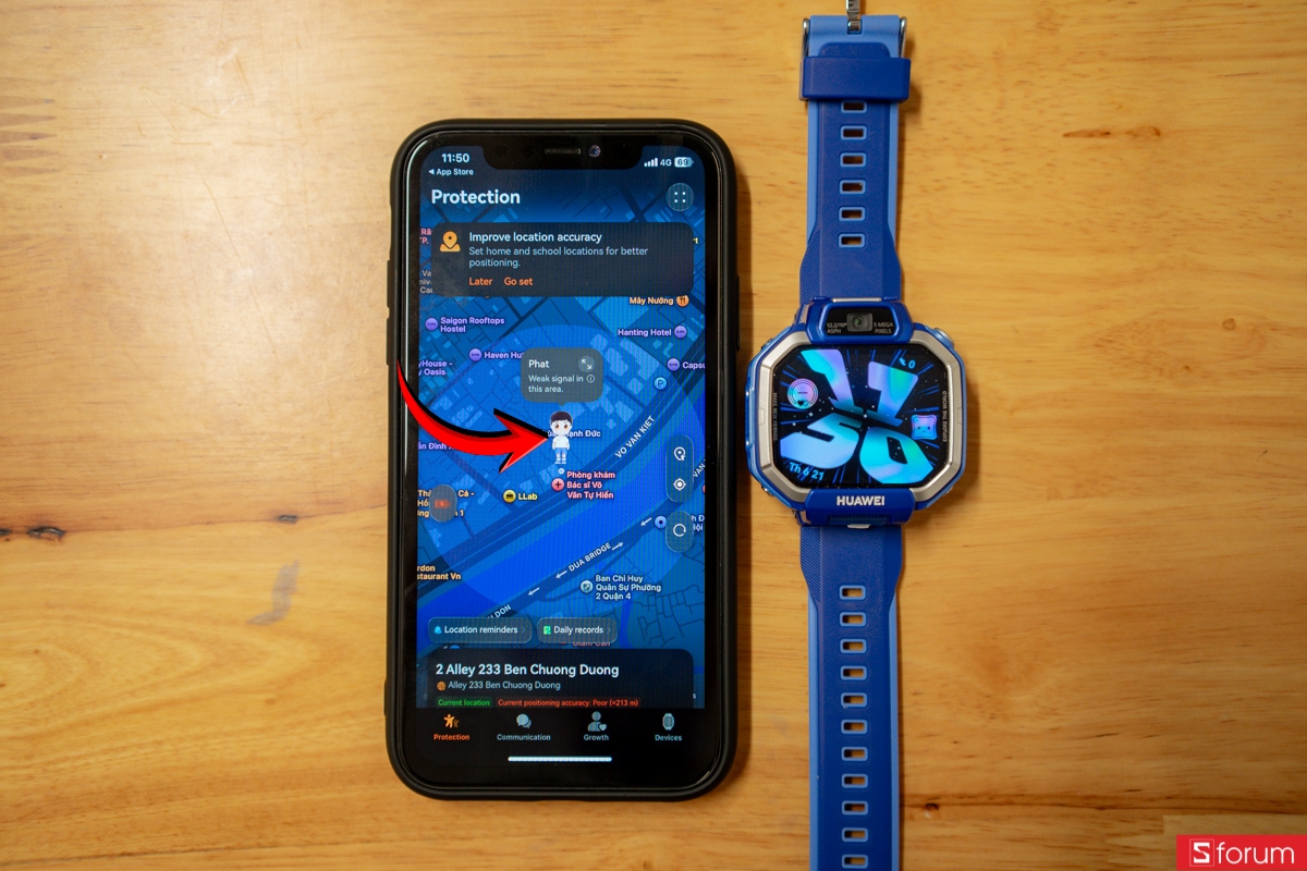 Cách kết nối Huawei Watch Kids X1 với điện thoại giúp ba mẹ an tâm theo dõi con 18