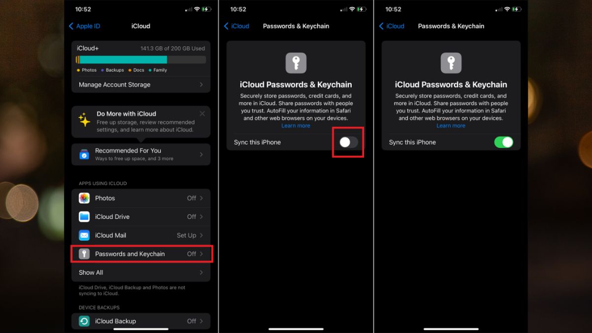 Cách cài đặt và kích hoạt iCloud Keychain