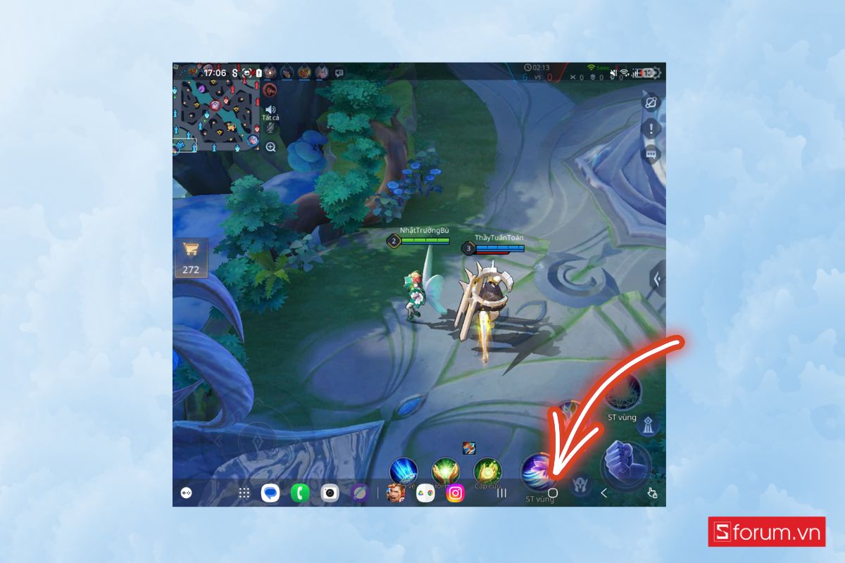 khoanh tròn để tìm kiếm khi chơi game 4