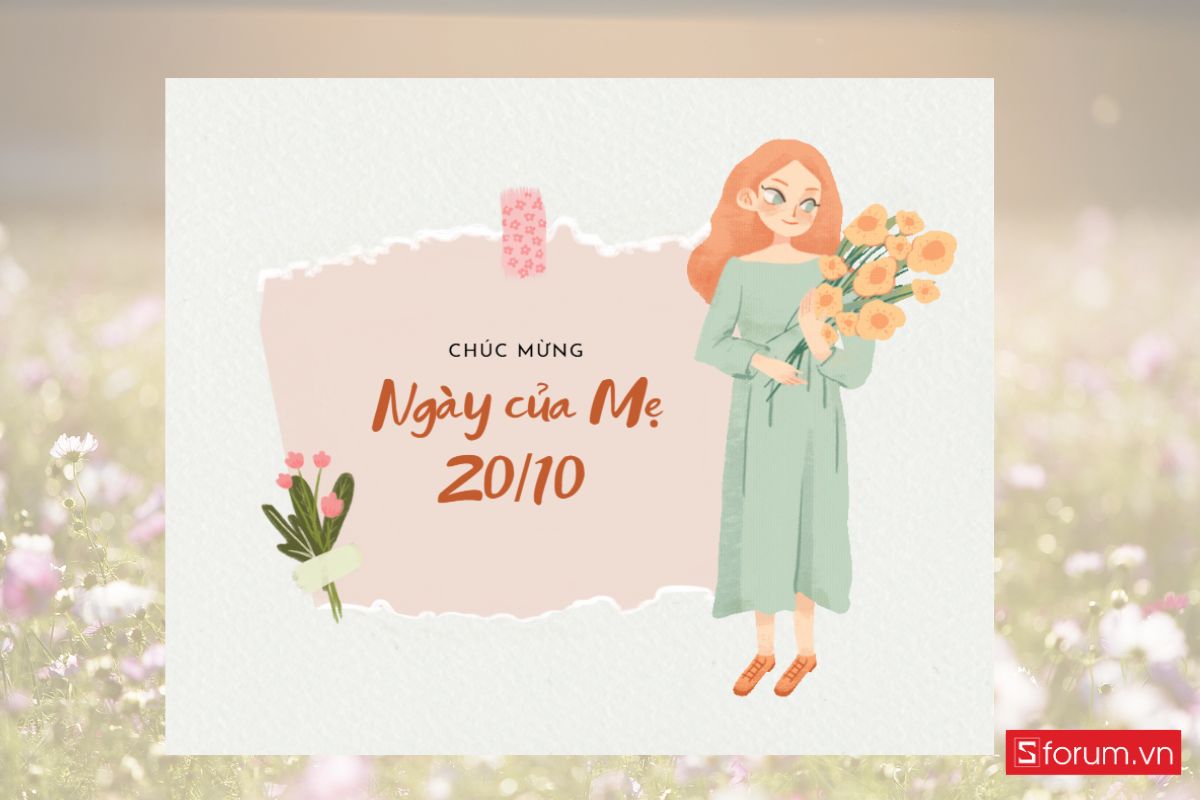 Hướng dẫn làm thiệp 20-10 online siêu dễ, ai cũng có thể tự tay tạo trong vài phút! 18