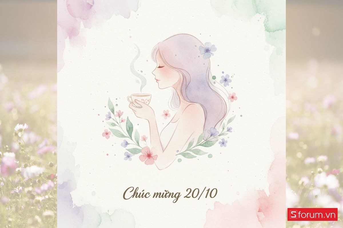 Hướng dẫn làm thiệp 20-10 online siêu dễ, ai cũng có thể tự tay tạo trong vài phút! 3