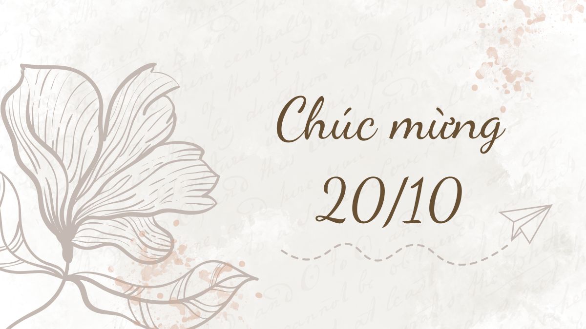 Hướng dẫn làm thiệp 20/10 online siêu dễ, tự tạo trong vài phút!