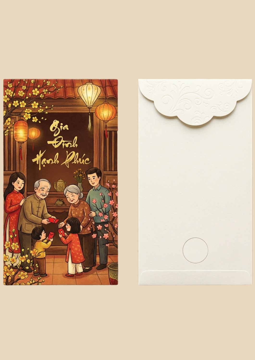 Các mẫu bao lì xì tết đẹp