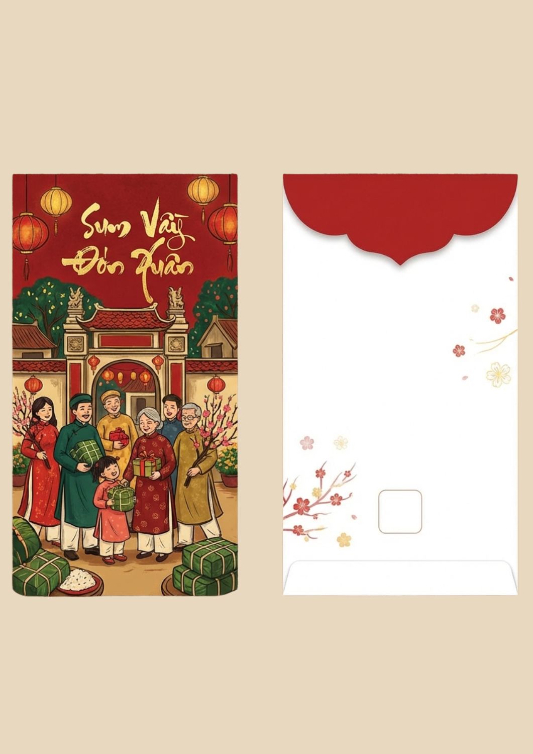 Các mẫu bao lì xì tết đẹp