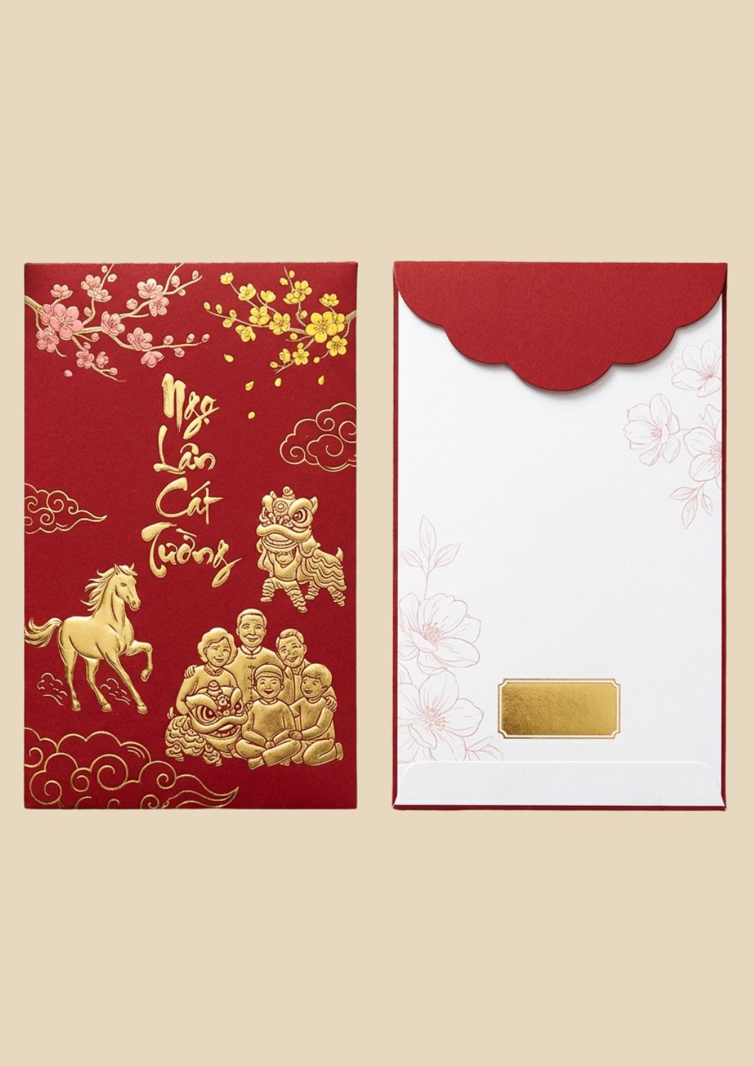 Các mẫu bao lì xì tết đẹp