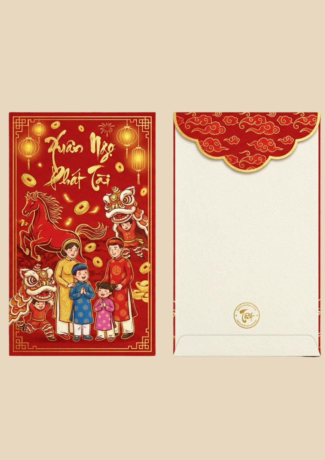 Các mẫu bao lì xì tết đẹp