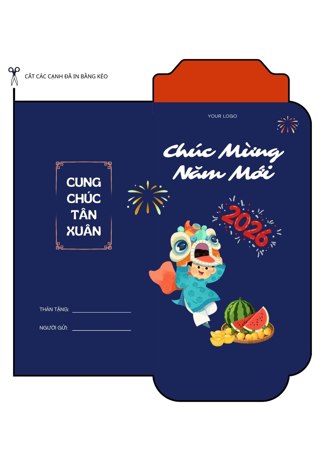 Các mẫu bao lì xì tết đẹp